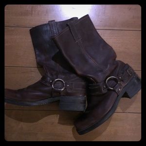 Frye harness boots